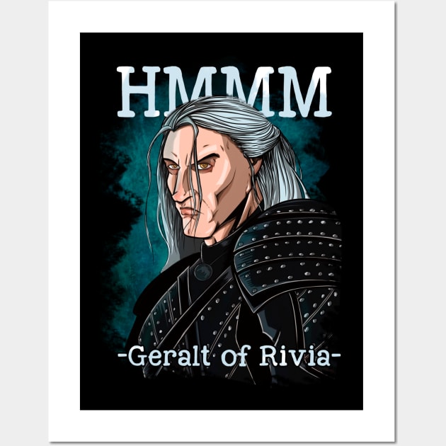 Hmmm Geralt Wall Art by sevencrow